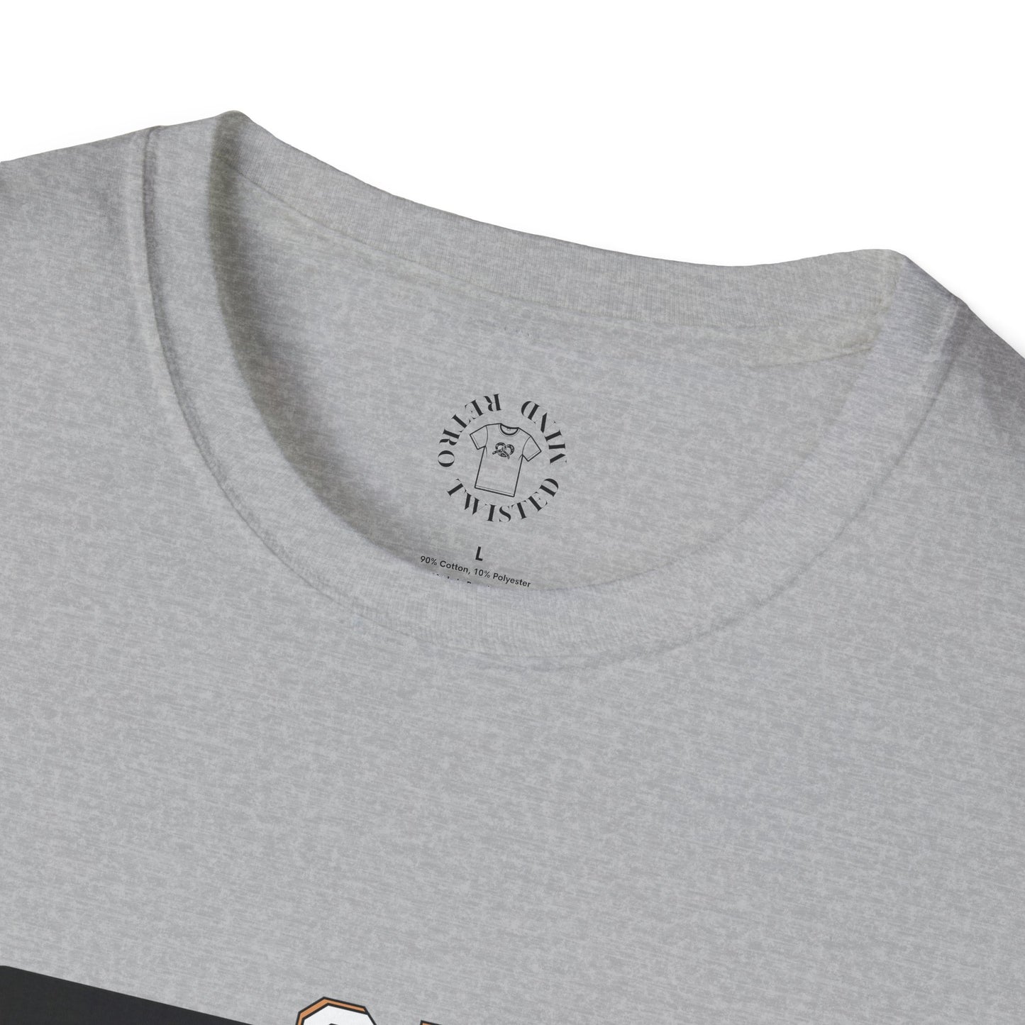 Vintage-Inspired Unisex Softstyle T-Shirt - 'On My Way to Better Life'woman driving,twisted