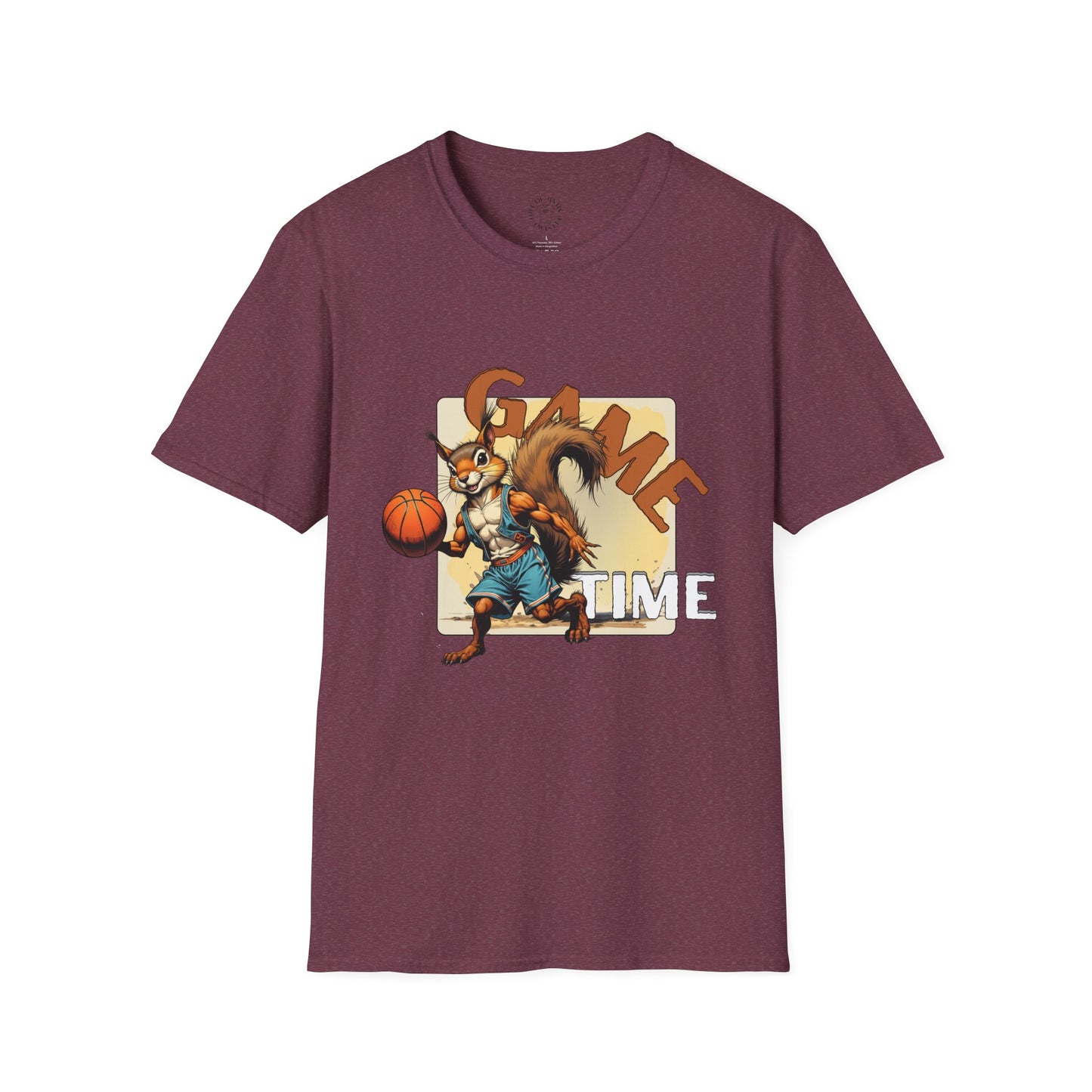 Basketball Squirrel Game Time Unisex T-Shirt,sport,twisted