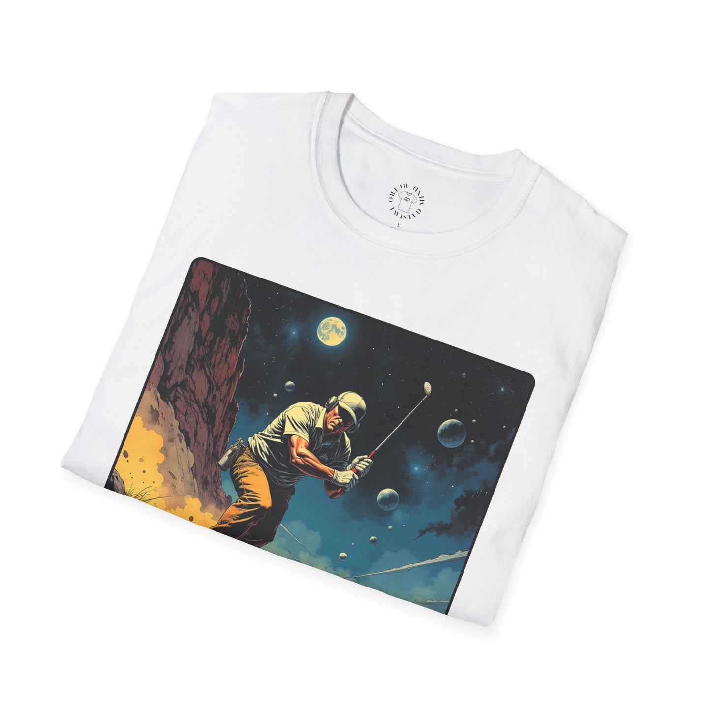 My Game, My Rules Unisex Softstyle T-Shirt - Retro Space Design, golf ,sport