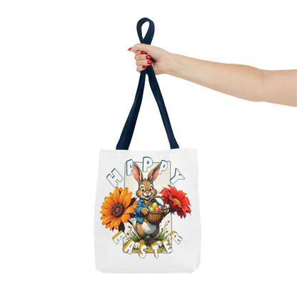 Happy Easter Bunny Tote Bag - Perfect Spring Accessory, Easter bunny