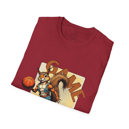 Basketball Squirrel Game Time Unisex T-Shirt,sport,twisted