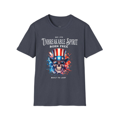Patriotic Skull T-Shirt | Unisex Independence Day Tee