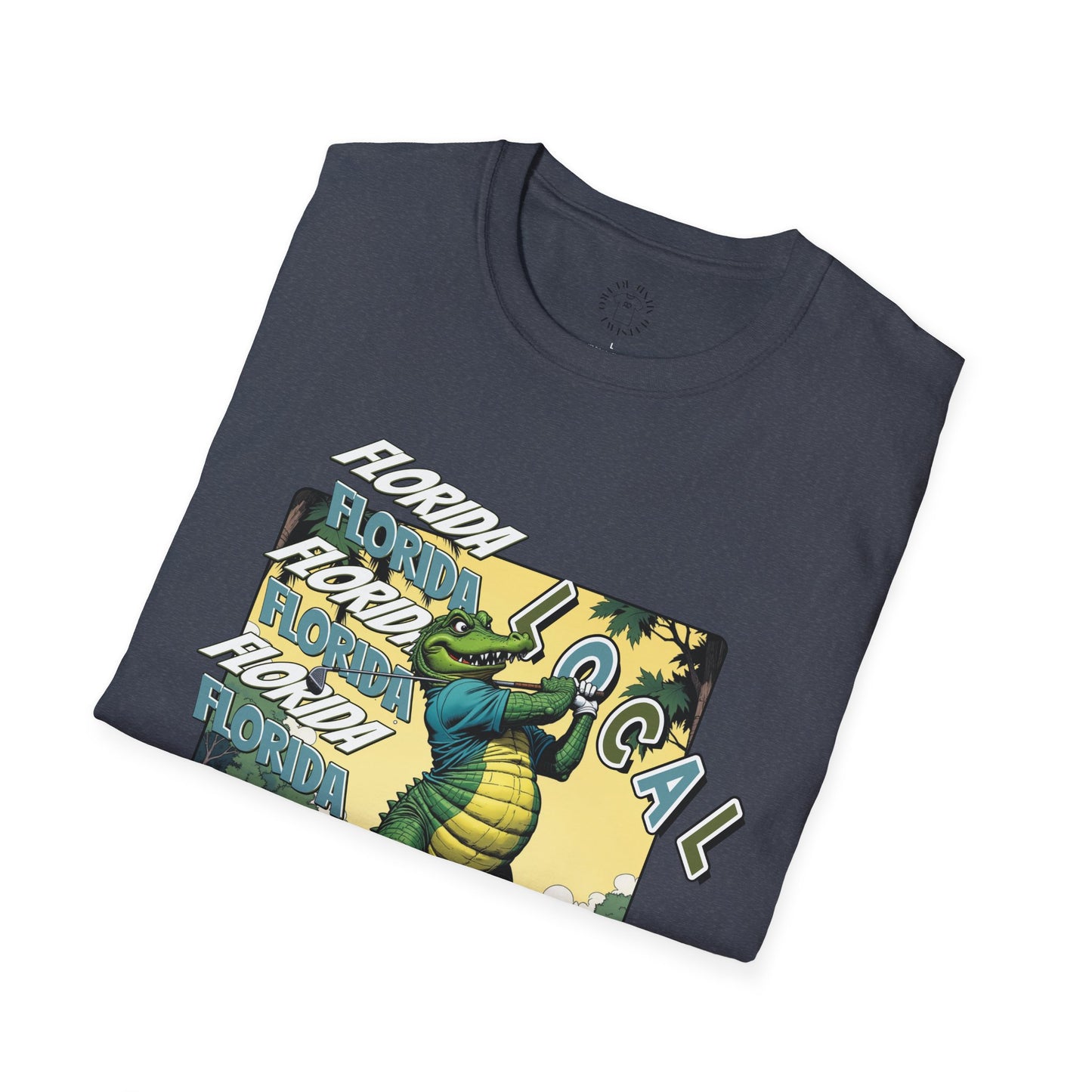Florida Local Alligator Unisex Softstyle T-Shirt,golf,sport,florida