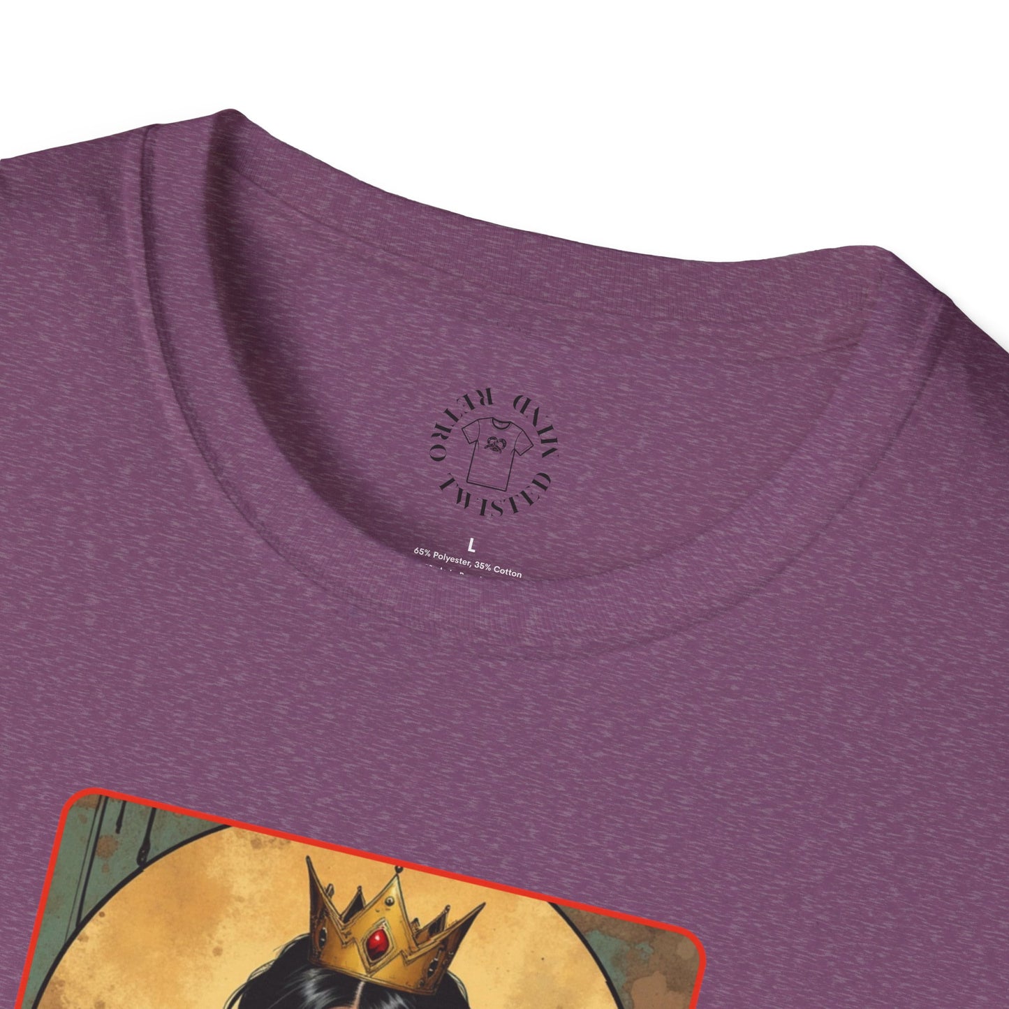 Queen of Spiders Unisex Softstyle T-Shirt - Bold Graphic Tee for Fans of Fantasy & Mythology,queen,girl