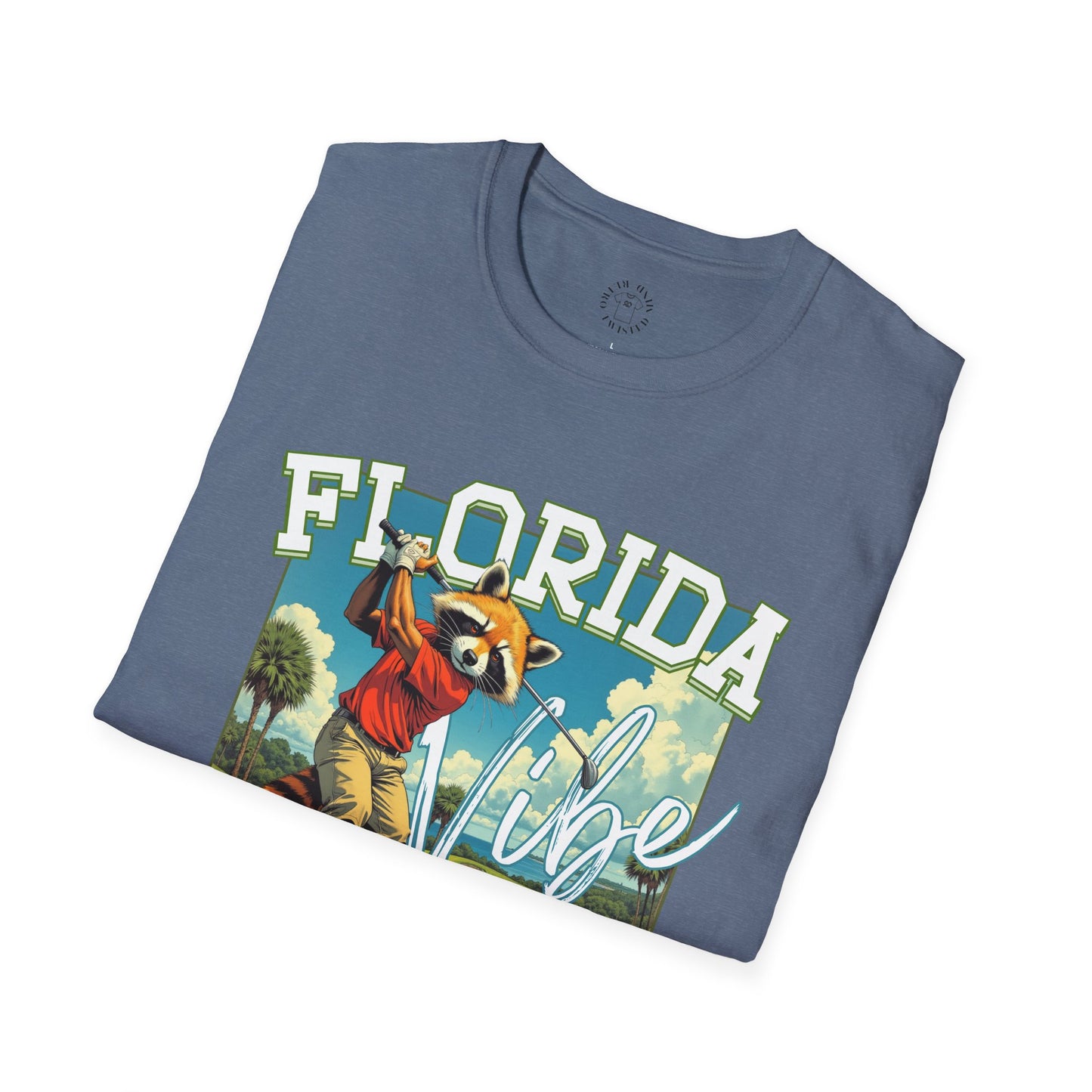 Florida Vibe Unisex Softstyle T-Shirt | Relaxed Fit Graphic Tee for Casual Days, Summer and Travel,florida,sport,golf