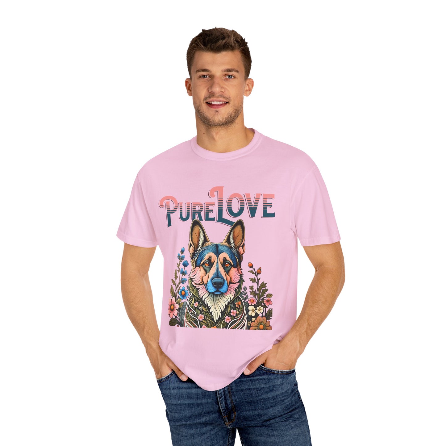 Pure Love Dog Graphic Unisex T-Shirt - Perfect Gift for Pet Lovers