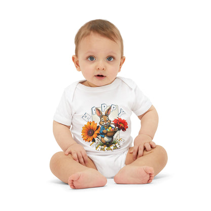 Easter Bunny Infant One Piece - Cute Baby Bodysuit for Spring Celebrations