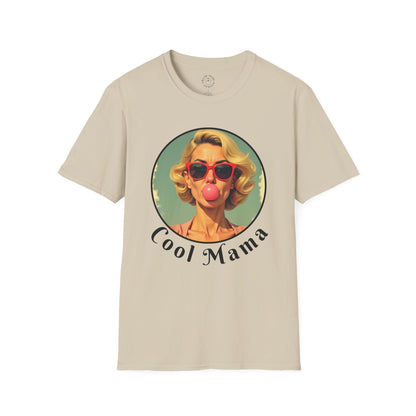 Cool Mama Unisex Softstyle T-Shirt - Trendy Humor Tee for Moms