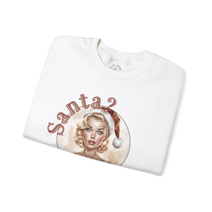 Funny Cookie Lover Sweatshirt - Retro Design - Santa? Christmas