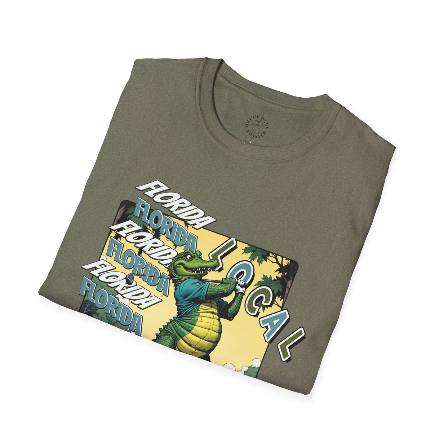 Florida Local Alligator Unisex Softstyle T-Shirt,golf,sport,florida