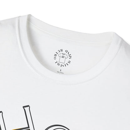 Hello Skull Graphic Unisex Softstyle T-Shirt - Edgy Streetwear Tee,scull