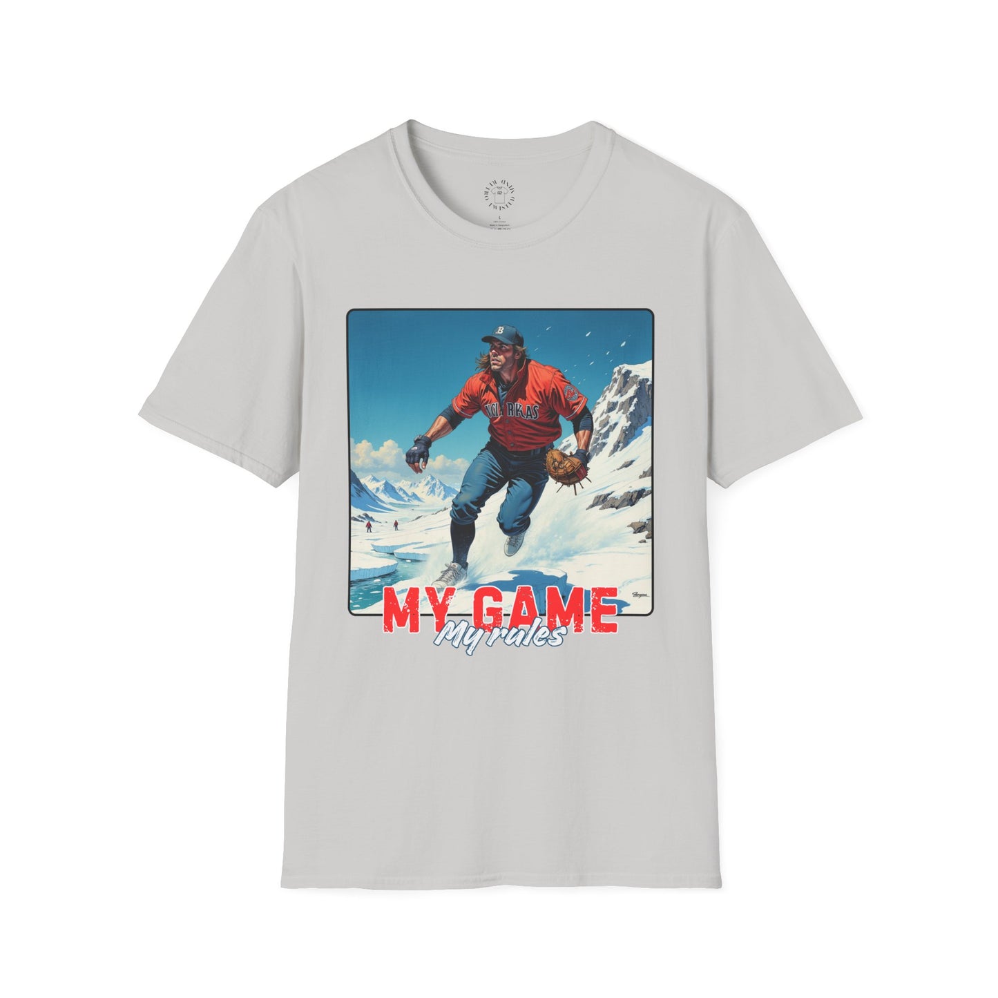 My Game My Rules Unisex Softstyle T-Shirt - Casual Fashion for Sports Lovers,sport , baseball,