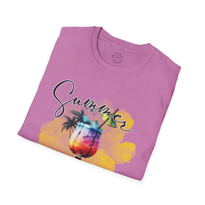 Summer Colors T-Shirt, Unisex Tee for Beach Days, Vacation Style, Summer Outing, Travel Shirt, Gift for Him/Her