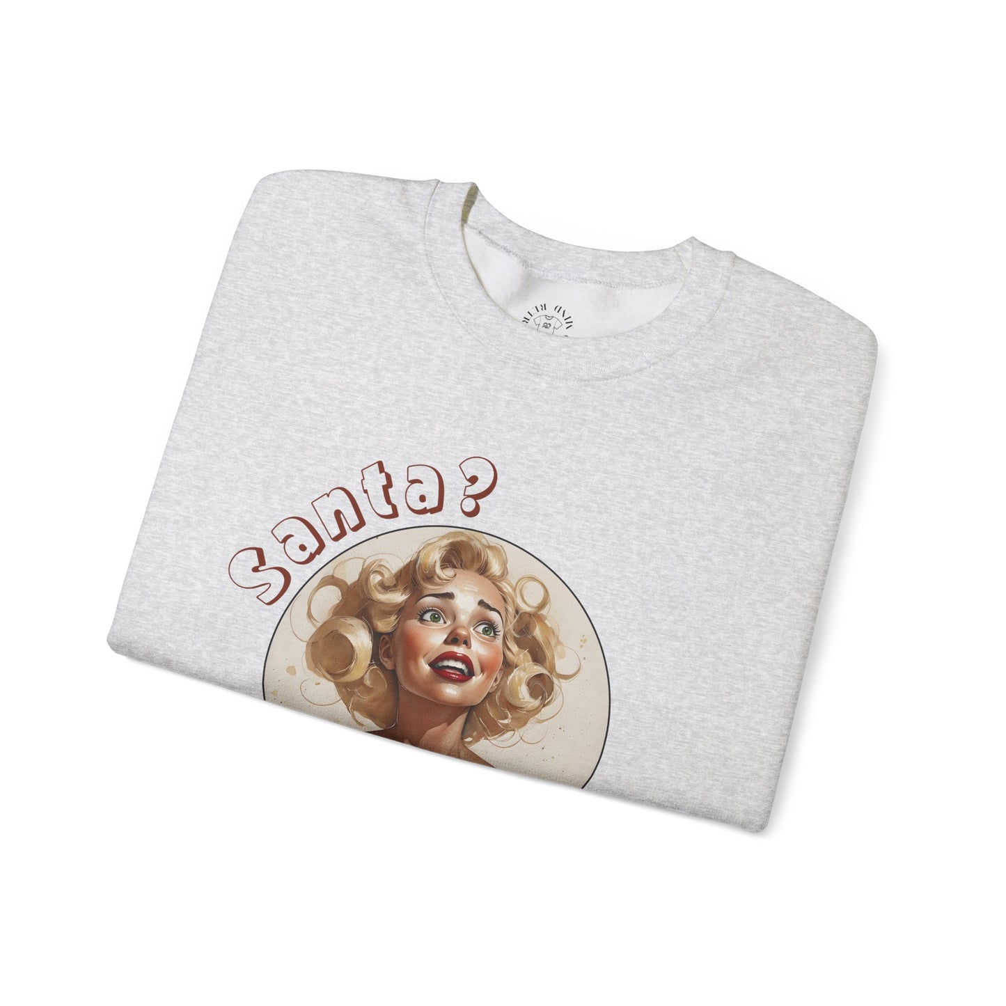 Funny Cookie Lover Sweatshirt - Retro Design - Santa? Christmas