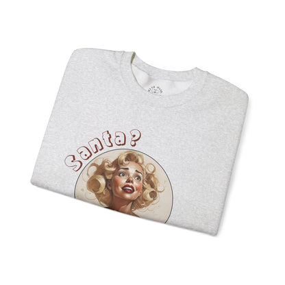 Funny Cookie Lover Sweatshirt - Retro Design - Santa? Christmas