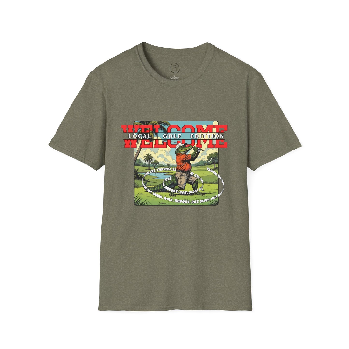 Welcome Local Golf Edition Unisex Softstyle T-Shirt,golf,sport,gator,florida