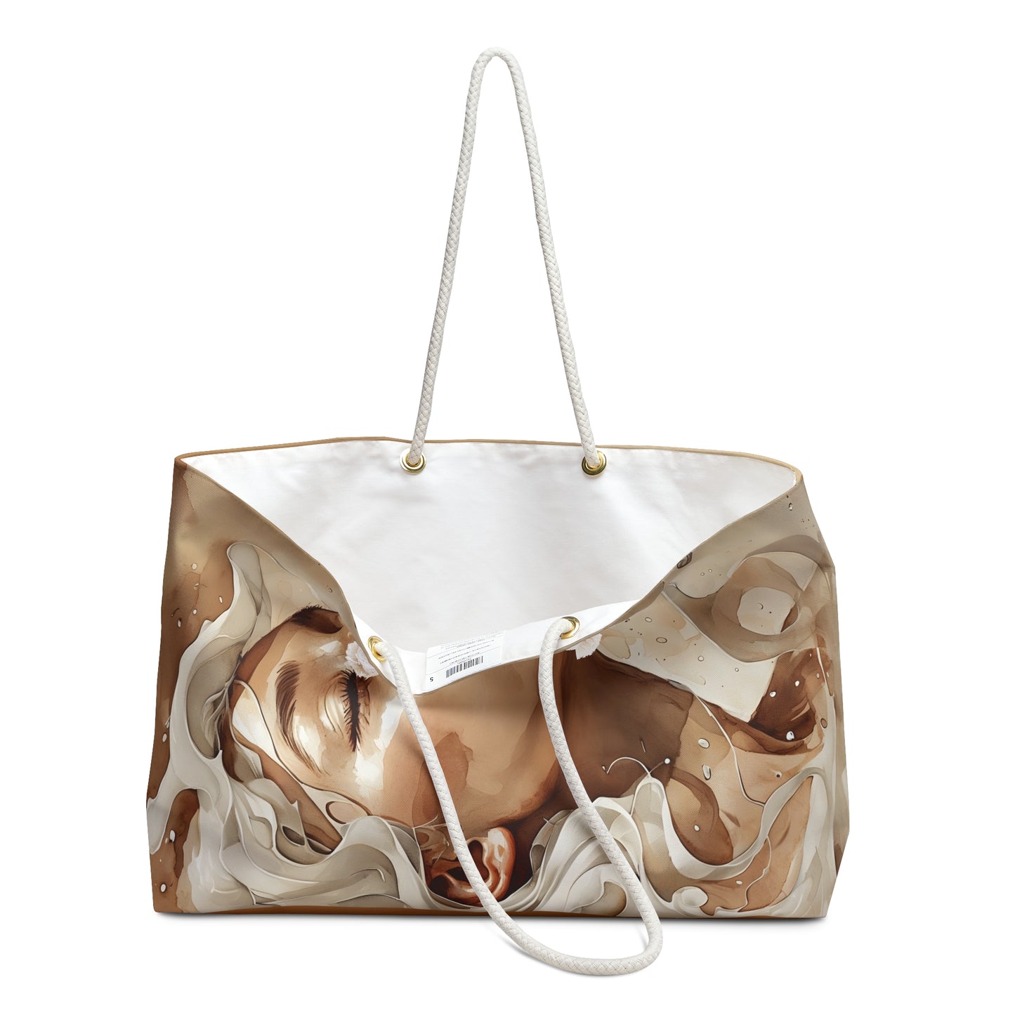 Artistic Weekender Bag - Dreamy Watercolor Design