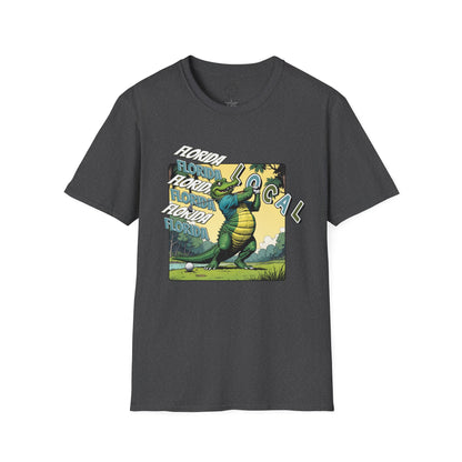 Florida Local Alligator Unisex Softstyle T-Shirt,golf,sport,florida