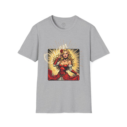 Empowered Women Unisex Softstyle T-Shirt - Bold & Confident Design, queen. girl