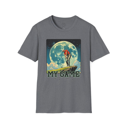 Retro Game Vibes Unisex Softstyle T-Shirt - 'My Game, My Rules' golf.sport
