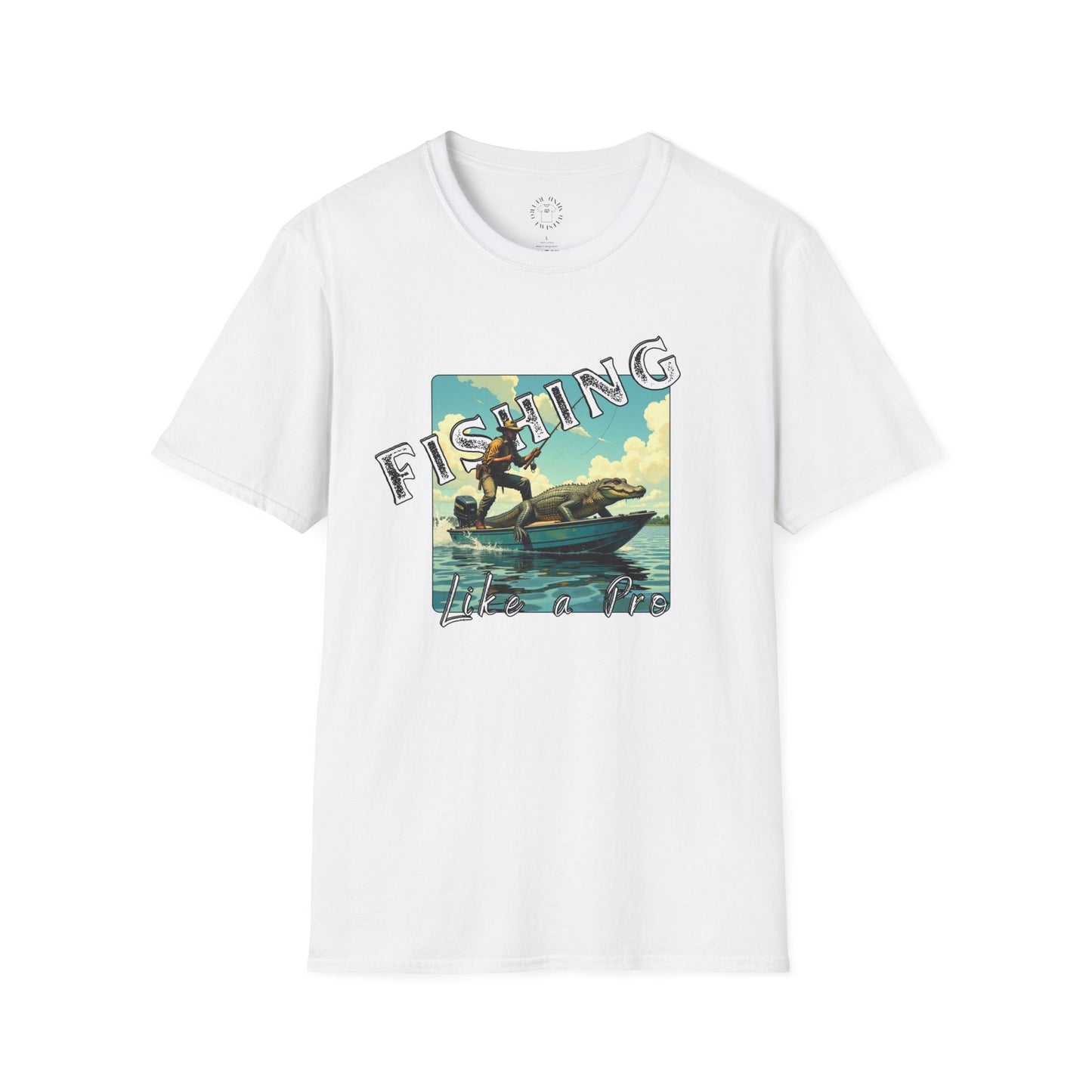 Fishing Like a Pro Unisex Softstyle T-Shirt - Perfect Gift for Anglers,gator,sport