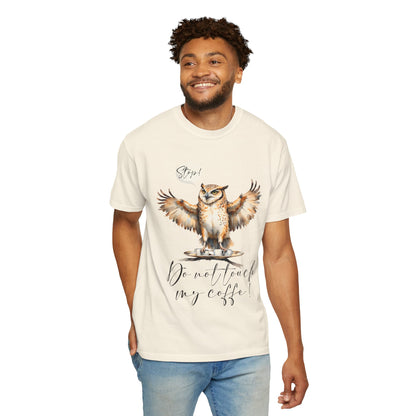 Owl “Do Not Touch My Coffee” Graphic T-Shirt