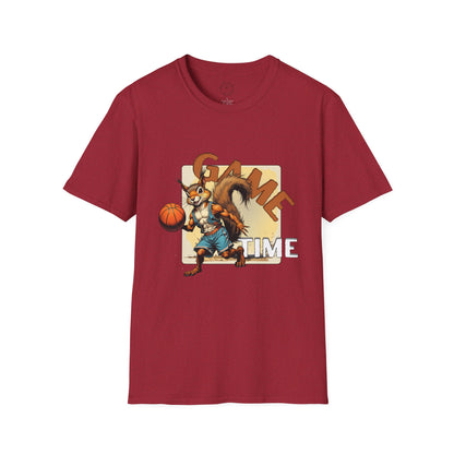 Basketball Squirrel Game Time Unisex T-Shirt,sport,twisted