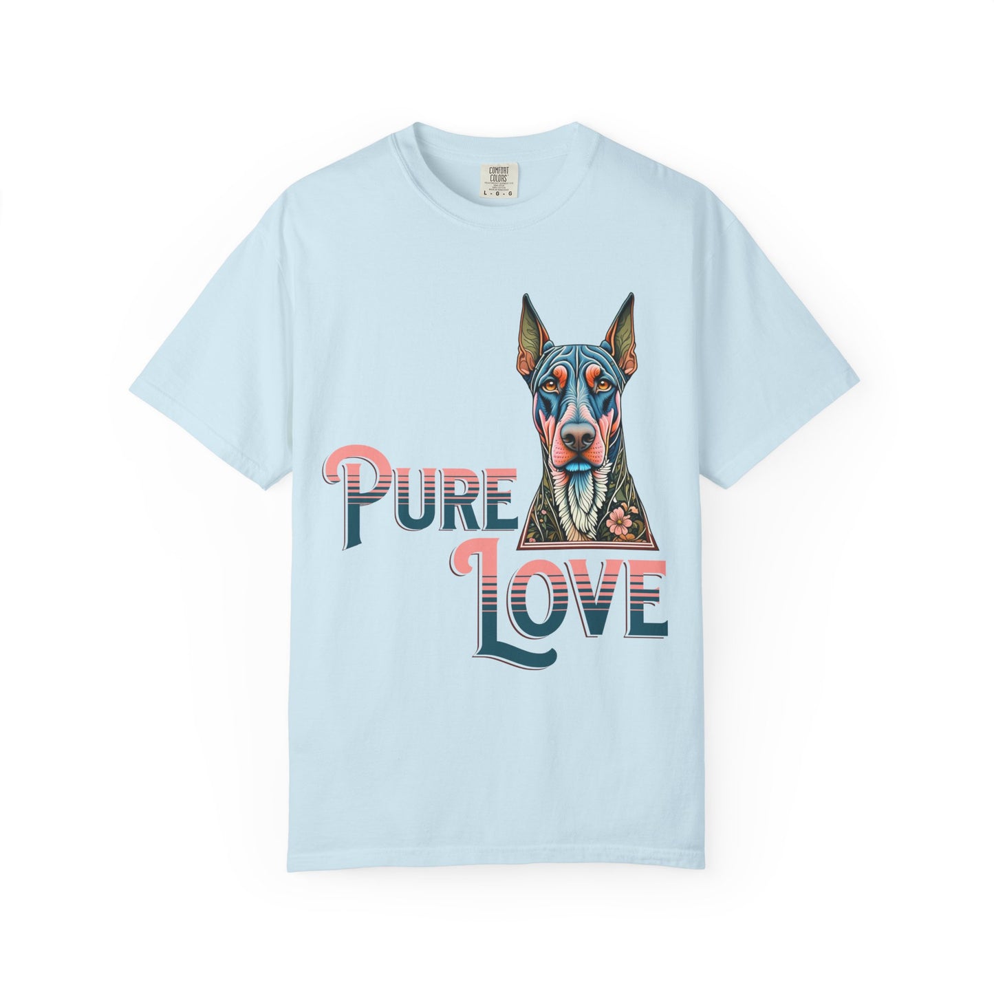 Pure Love Unisex Garment-Dyed T-Shirt - Dog Lovers Tee