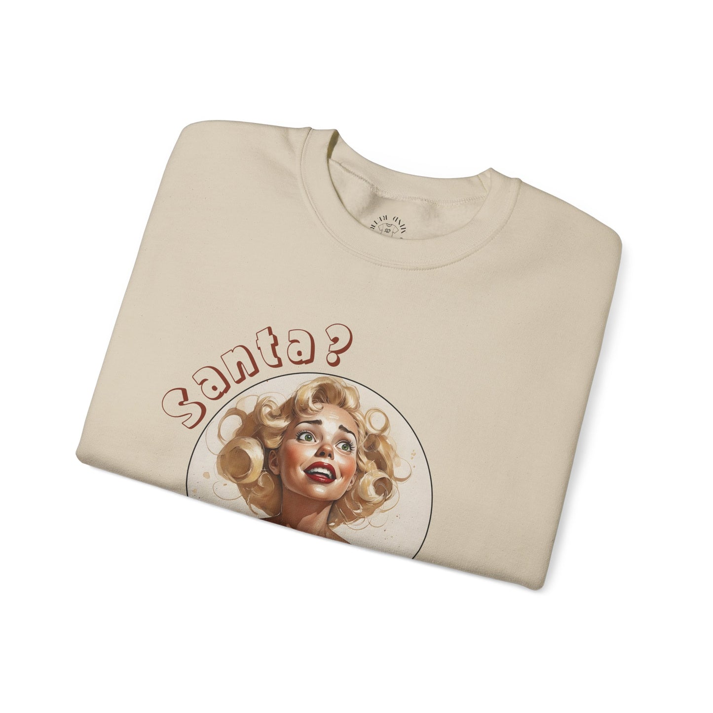 Funny Cookie Lover Sweatshirt - Retro Design - Santa? Christmas