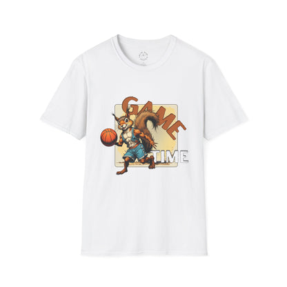 Basketball Squirrel Game Time Unisex T-Shirt,sport,twisted