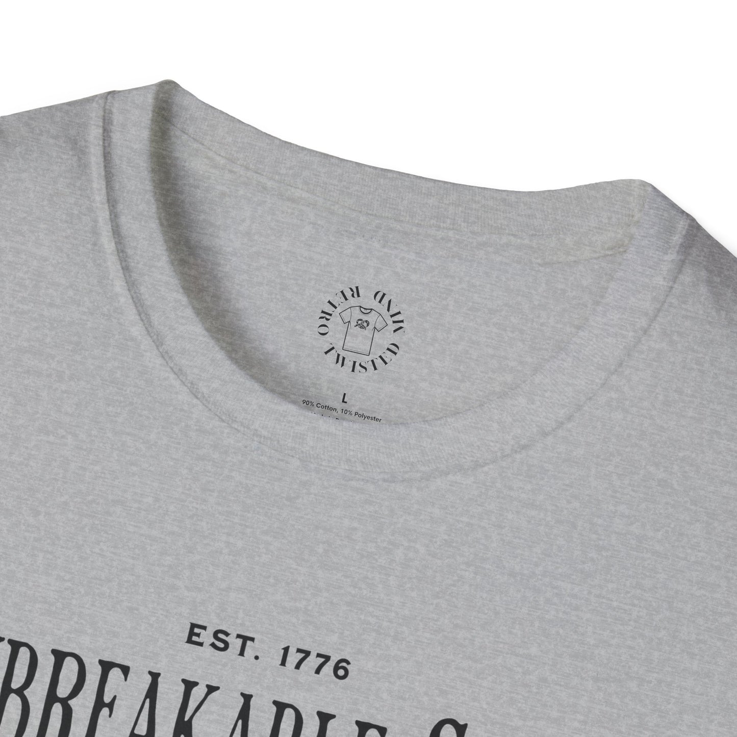 Unisex Softstyle T-Shirt - Unbreakable Spirit Skull Design - Perfect for Independence Day