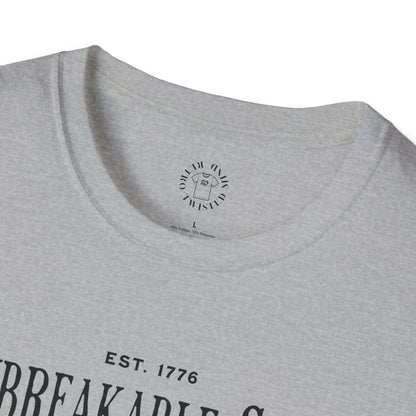 Unisex Softstyle T-Shirt - Unbreakable Spirit Skull Design - Perfect for Independence Day