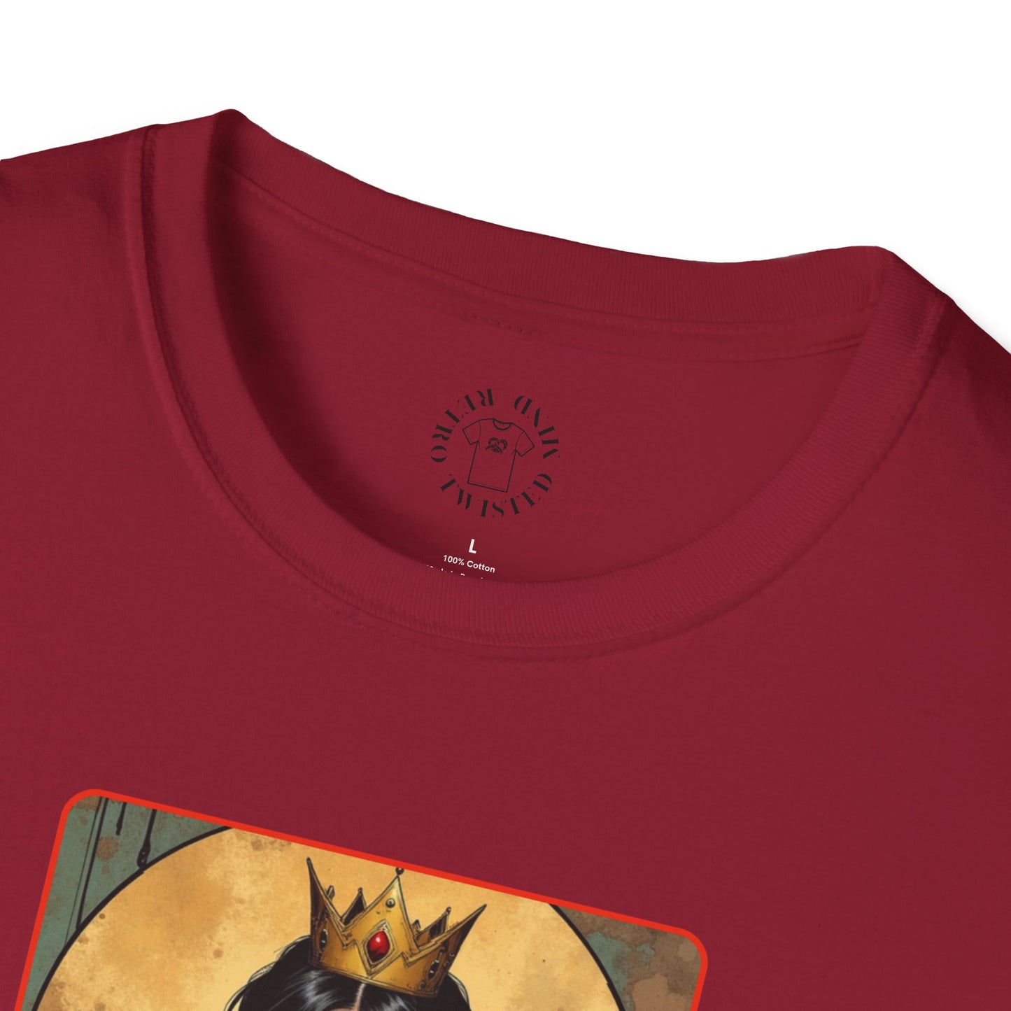 Queen of Spiders Unisex Softstyle T-Shirt - Bold Graphic Tee for Fans of Fantasy & Mythology,queen,girl