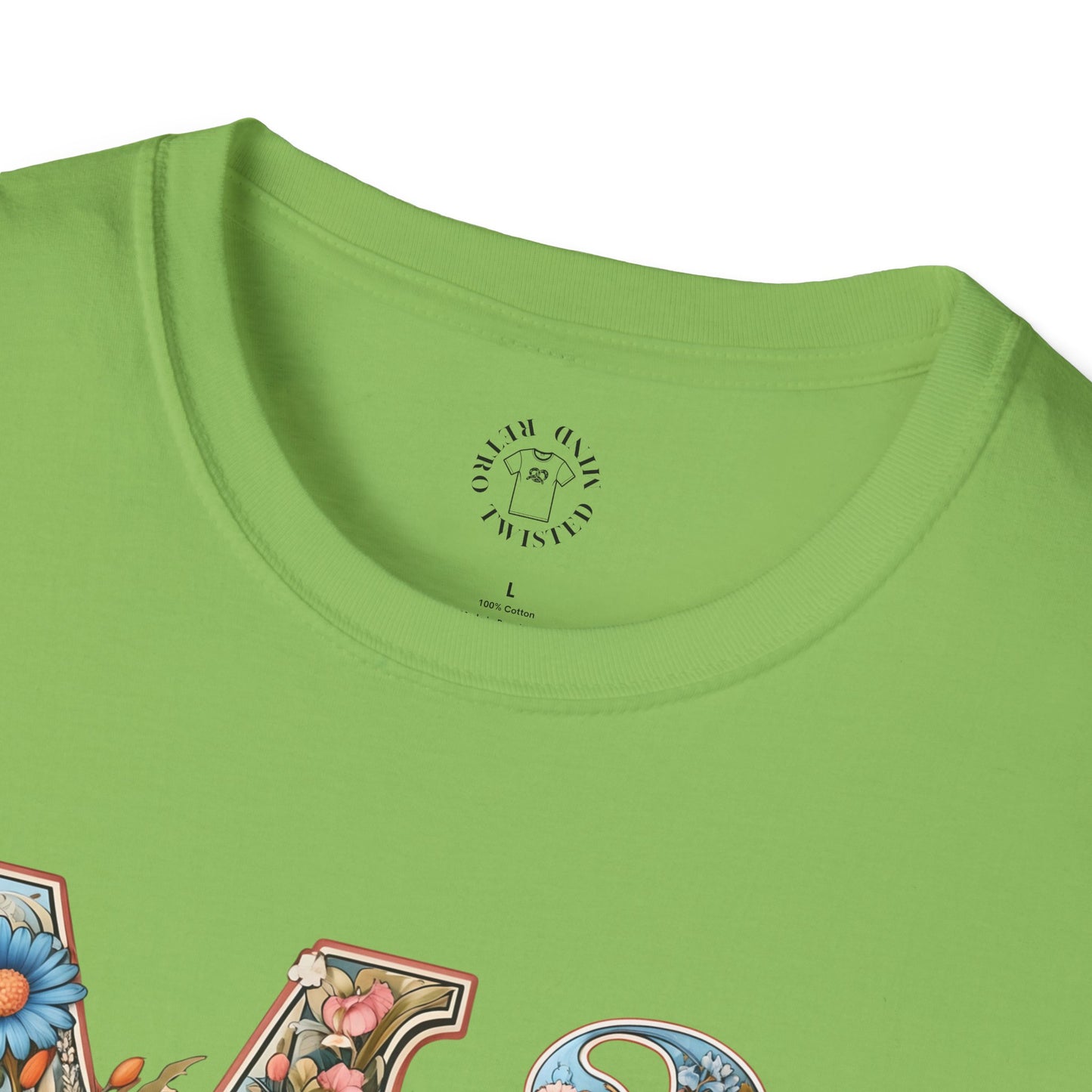 Floral Mama Unisex T-Shirt, Softstyle Tee, Casual Wear, Gift for Mother day,mama