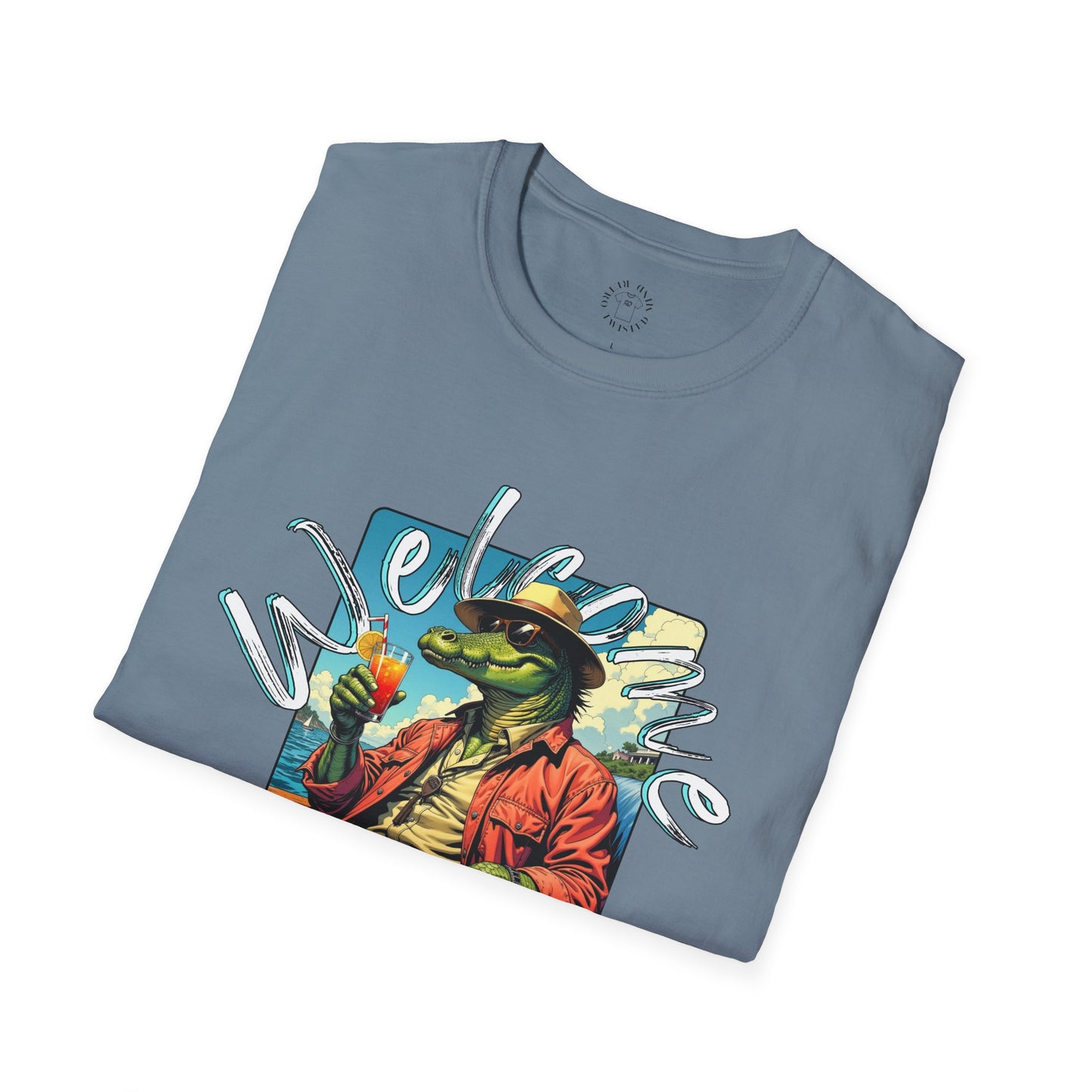 Welcome to Florida Graphic Unisex Softstyle T-Shirt, florida,gator