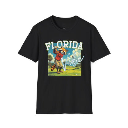 Florida Vibe Unisex Softstyle T-Shirt | Relaxed Fit Graphic Tee for Casual Days, Summer and Travel,florida,sport,golf