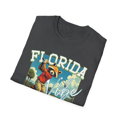 Florida Vibe Unisex Softstyle T-Shirt | Relaxed Fit Graphic Tee for Casual Days, Summer and Travel,florida,sport,golf