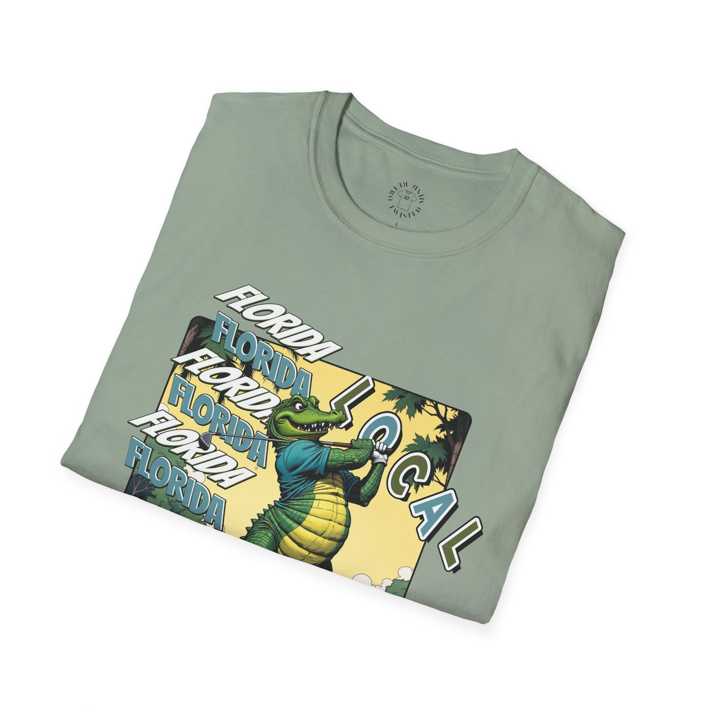 Florida Local Alligator Unisex Softstyle T-Shirt,golf,sport,florida
