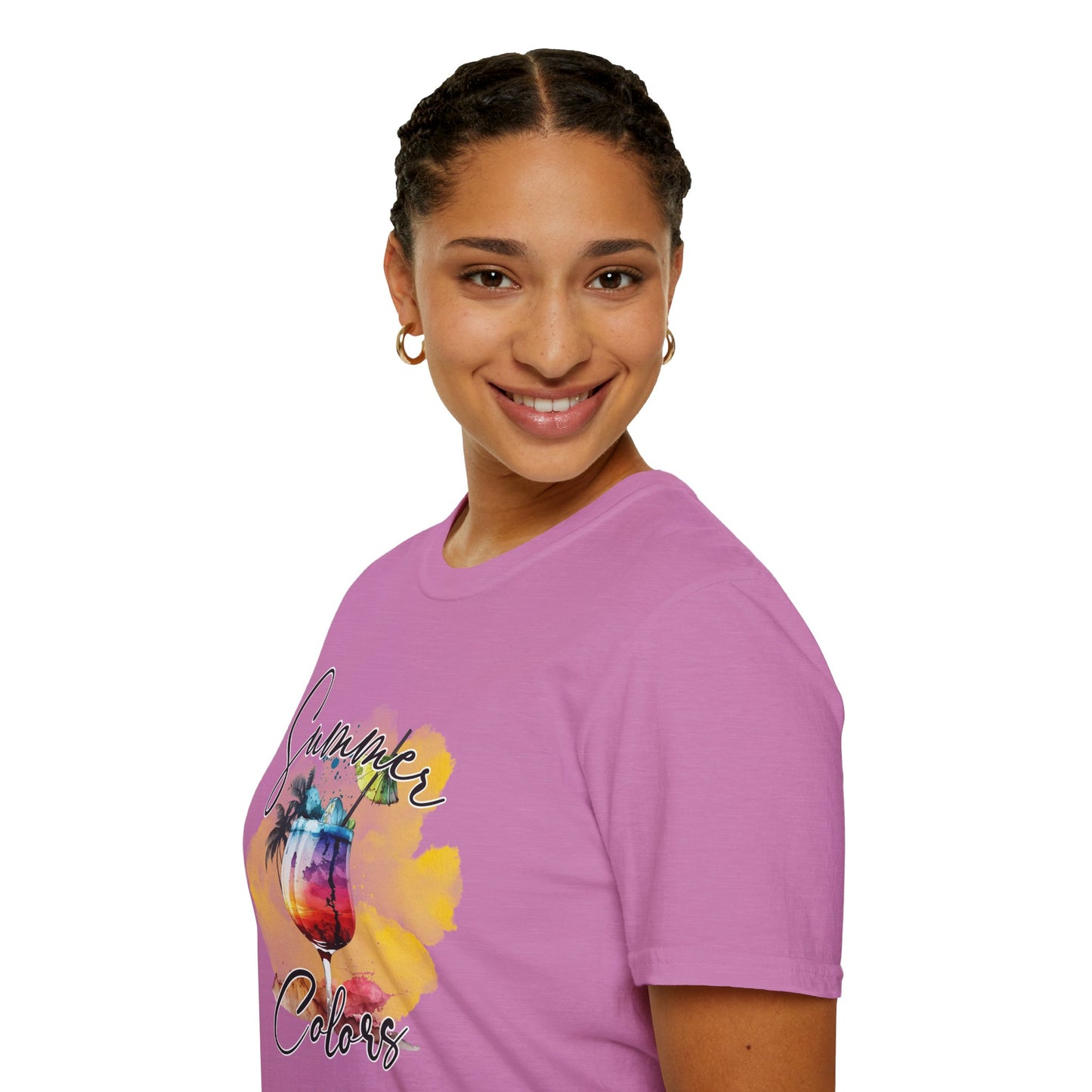 Summer Colors T-Shirt, Unisex Tee for Beach Days, Vacation Style, Summer Outing, Travel Shirt, Gift for Him/Her