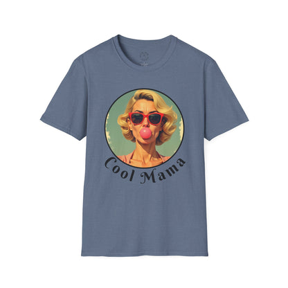 Cool Mama Unisex Softstyle T-Shirt - Trendy Humor Tee for Moms