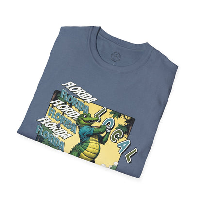 Florida Local Alligator Unisex Softstyle T-Shirt,golf,sport,florida