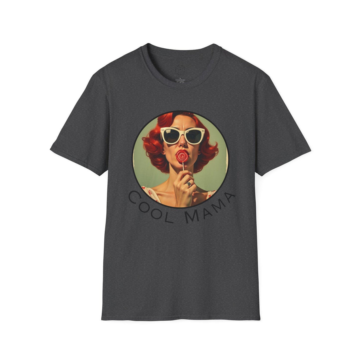 Cool Mama Vintage-Inspired Unisex T-Shirt | Softstyle Tee for Trendy Moms