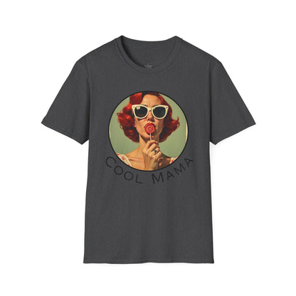 Cool Mama Vintage-Inspired Unisex T-Shirt | Softstyle Tee for Trendy Moms