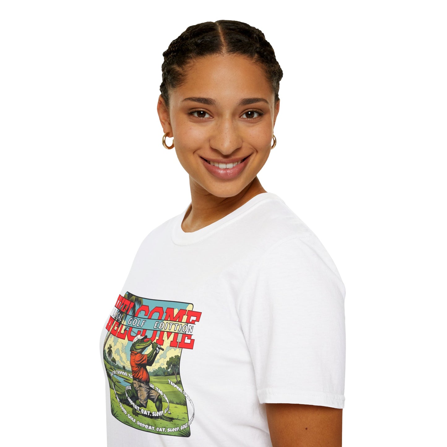 Welcome Local Golf Edition Unisex Softstyle T-Shirt,golf,sport,gator,florida