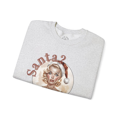 Funny Cookie Lover Sweatshirt - Retro Design - Santa? Christmas