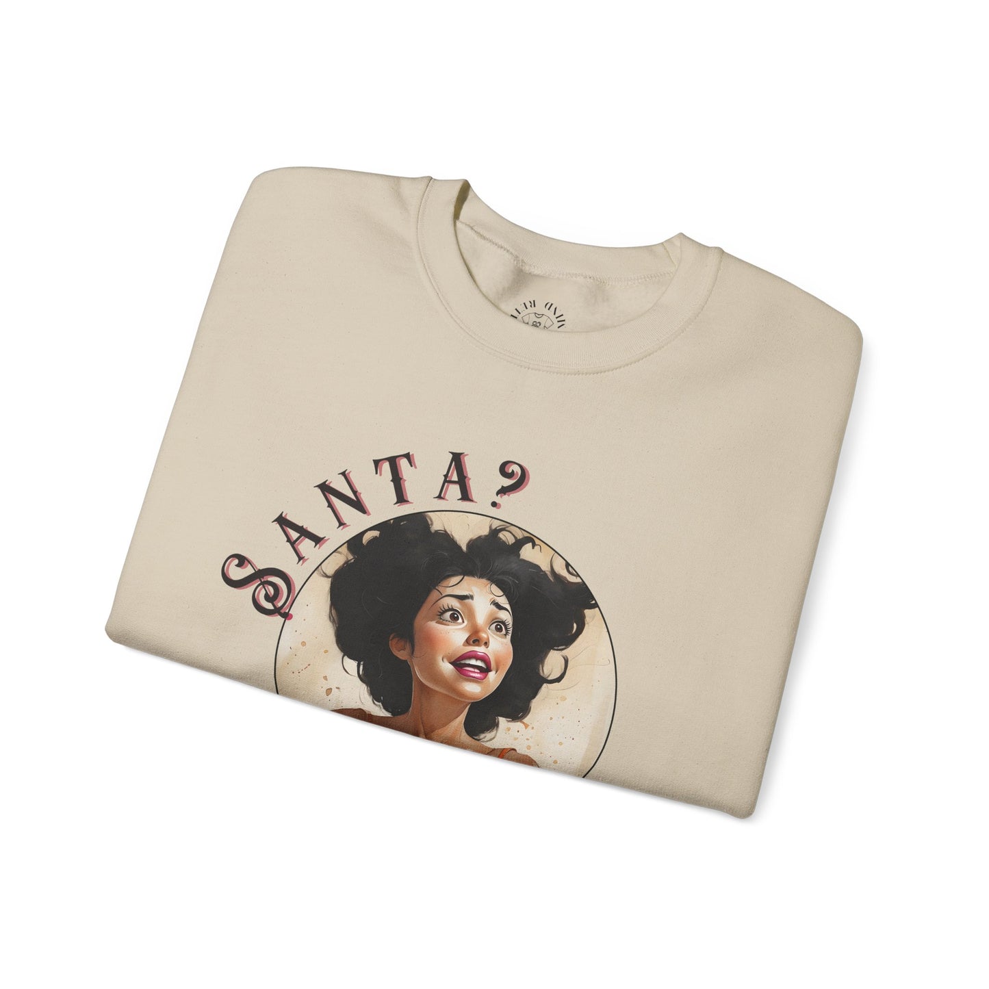 Funny Cookie Lover Sweatshirt - Retro Design - Santa? Christmas