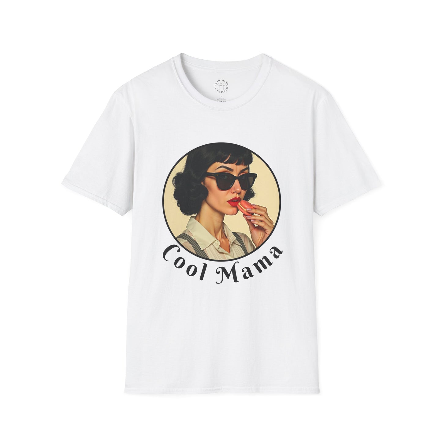 Cool Mama Unisex Softstyle T-Shirt - Retro Vintage Vibe,mom