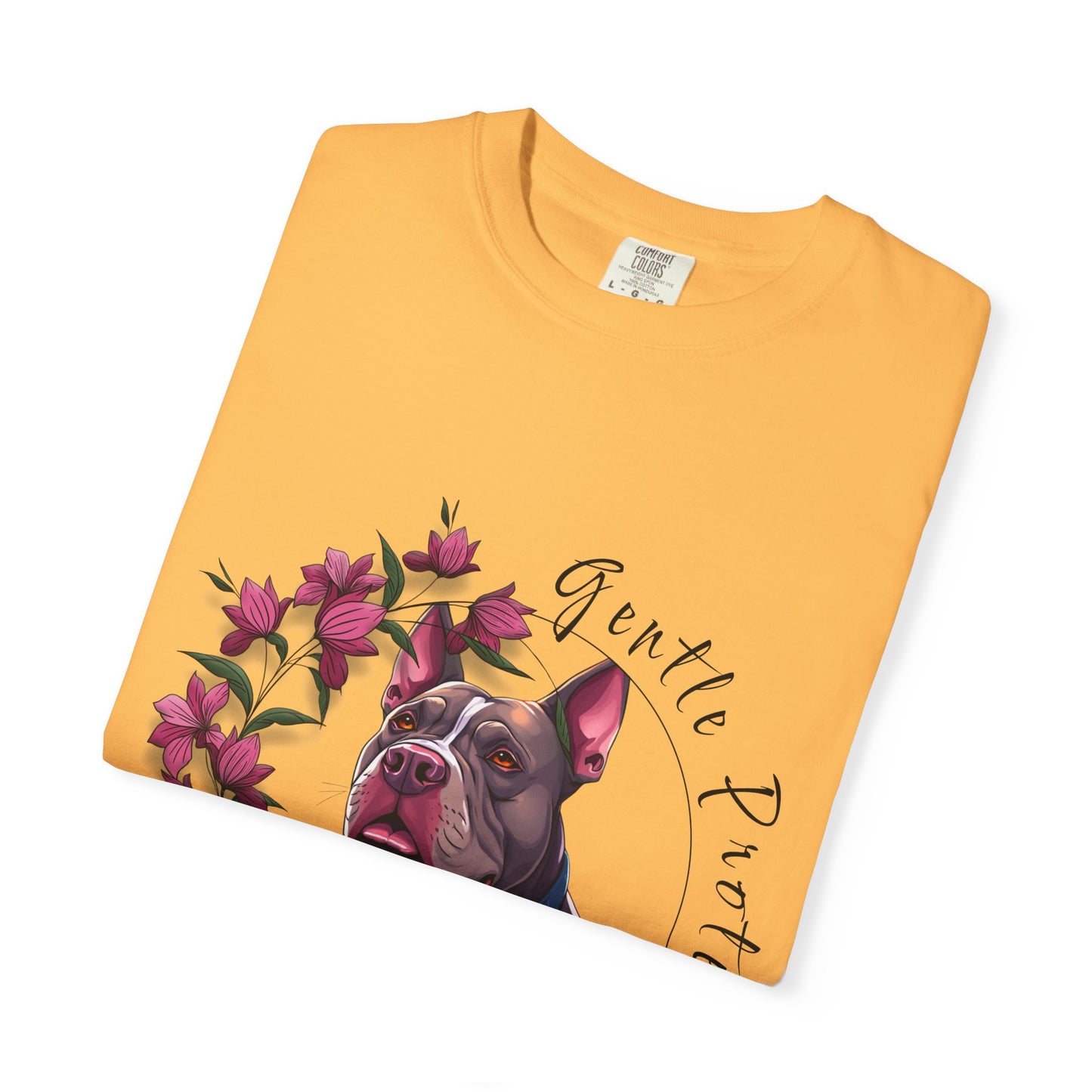 Gentle Protector Dog T-Shirt, Animal Lover Gift, Pet Memorial Tee, Casual Wear, Gift for Dog Owners, Nature T-Shirt