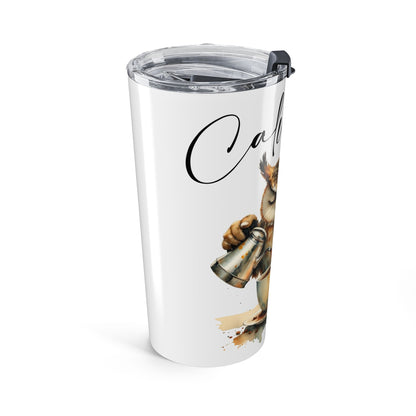 Calm Down Owl 20oz Tumbler — Cute Coffee Travel Mug for Relaxation & Gifts