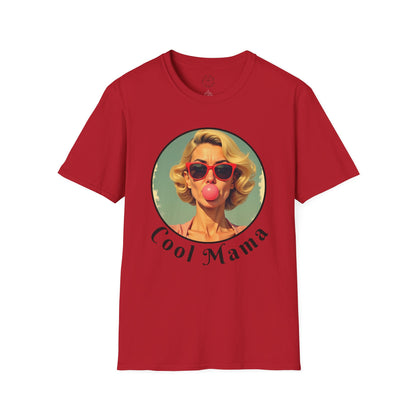 Cool Mama Unisex Softstyle T-Shirt - Trendy Humor Tee for Moms